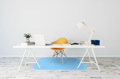 Podložka pod židli Pastelově modrá barva