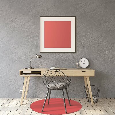 Podložka pod kolečkovou židli červená barva