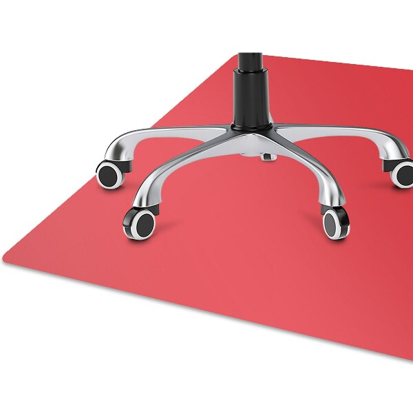 Ochranná podložka pod židli Jasně červená barva