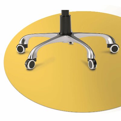 Podložka pod kancelářskou židli Jasně žlutá barva