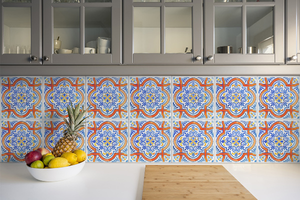 Vinylové panely Grafika ve stylu azulejos
