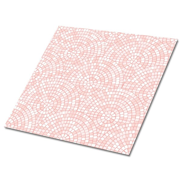 PVC obklady dlaždice Keramická růžová mozaika