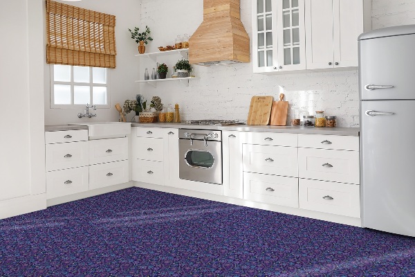 Samolepící vinylové čtverce Paisley vzor