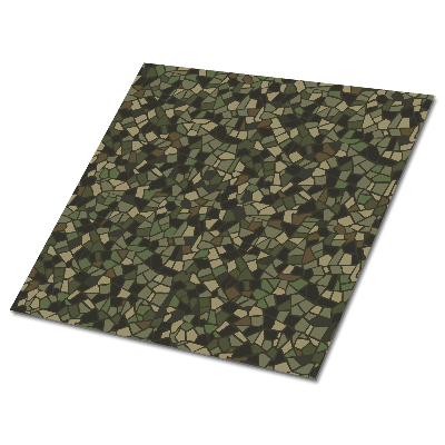 Samolepící vinylové čtverce Vojenská mozaika
