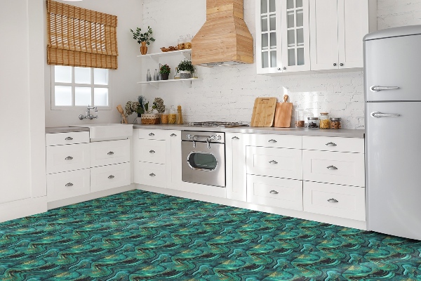 Samolepící vinylové čtverce Textura zeleného kamene