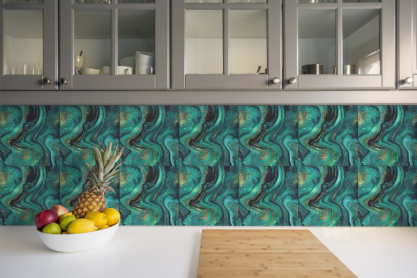 Samolepící vinylové čtverce Textura zeleného kamene