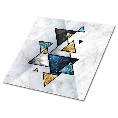 PVC panely Abstraktní mramorové trojúhelníky