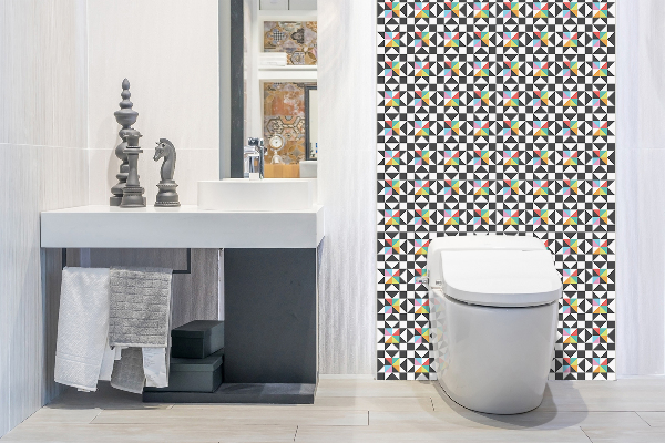 Pvc panel do koupelny Geometrický vzor