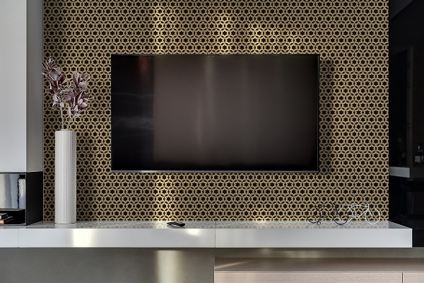 Obkladový panel do interiéru Geometrické hviezdy