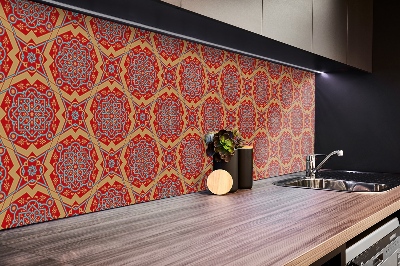 Obkladový panel do interiéru Vzor arabského kvetinového podlahového panelu