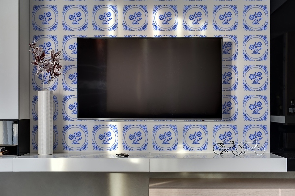 Obkladový panel do interiéru Azulujos kvet