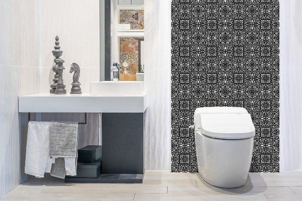 Pvc panel do koupelny Vintage vzor na blízkom východe