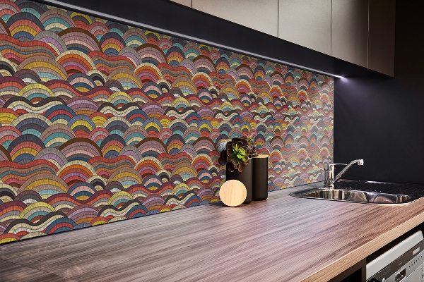 Obkladový panel Dekoratívne patchwork vlny