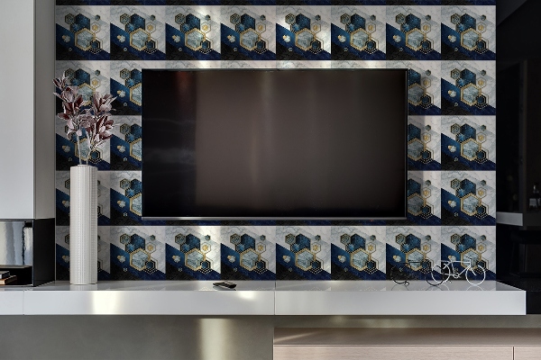 Panel na zeď Šesťuholník