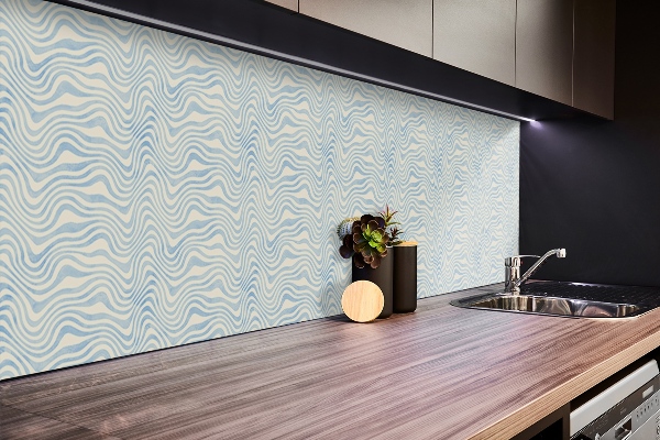 Pvc panel do koupelny Abstraktné vlny