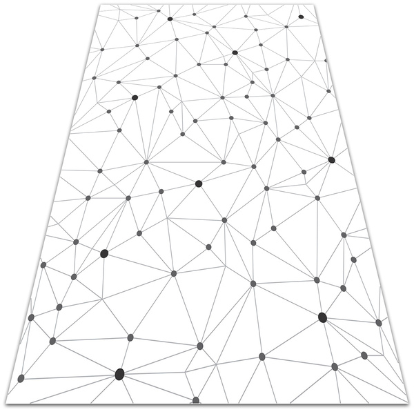 Univerzální vinylový koberec geometrické mřížky